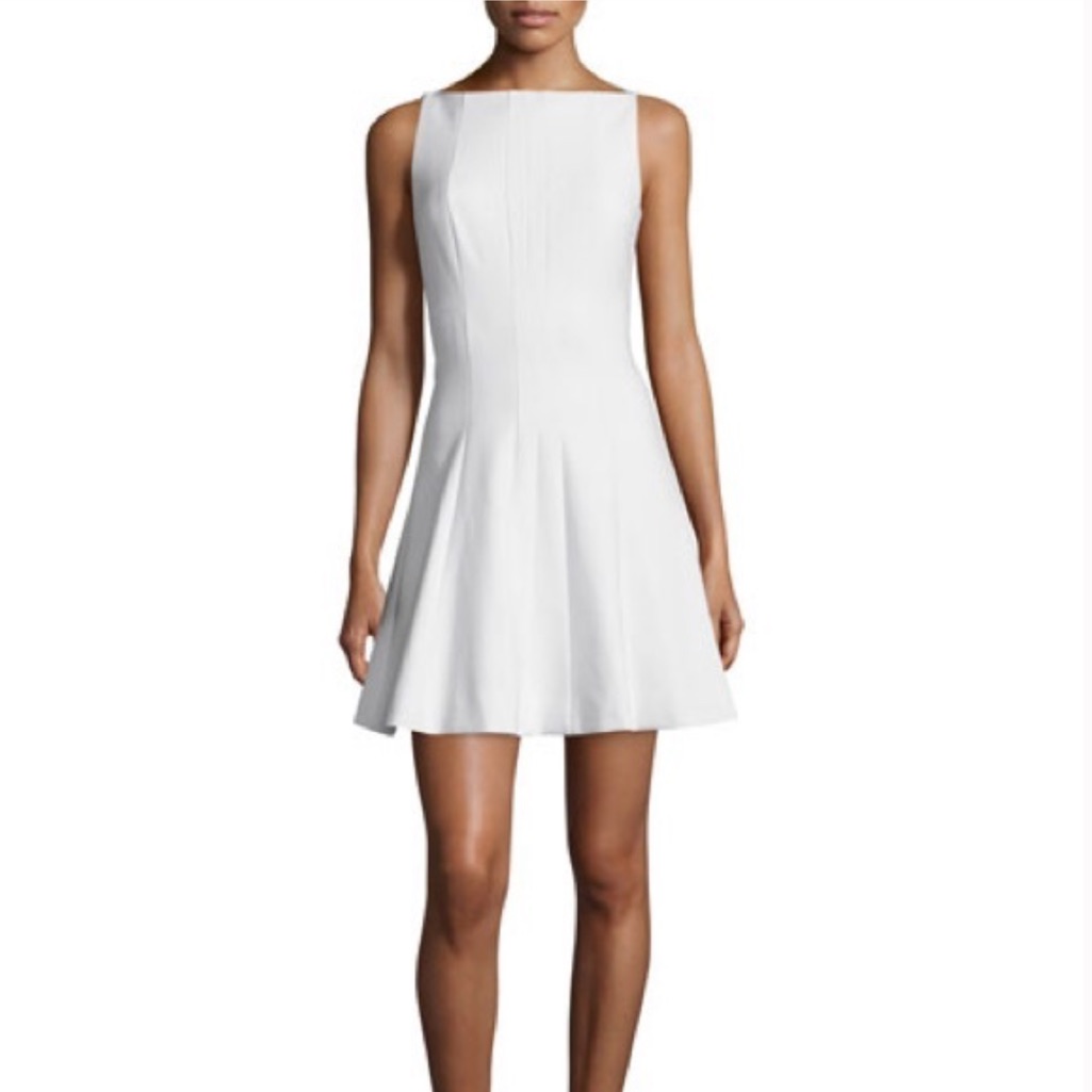 Elizabeth And James White Hollis Sleeveless Dress Sz 4